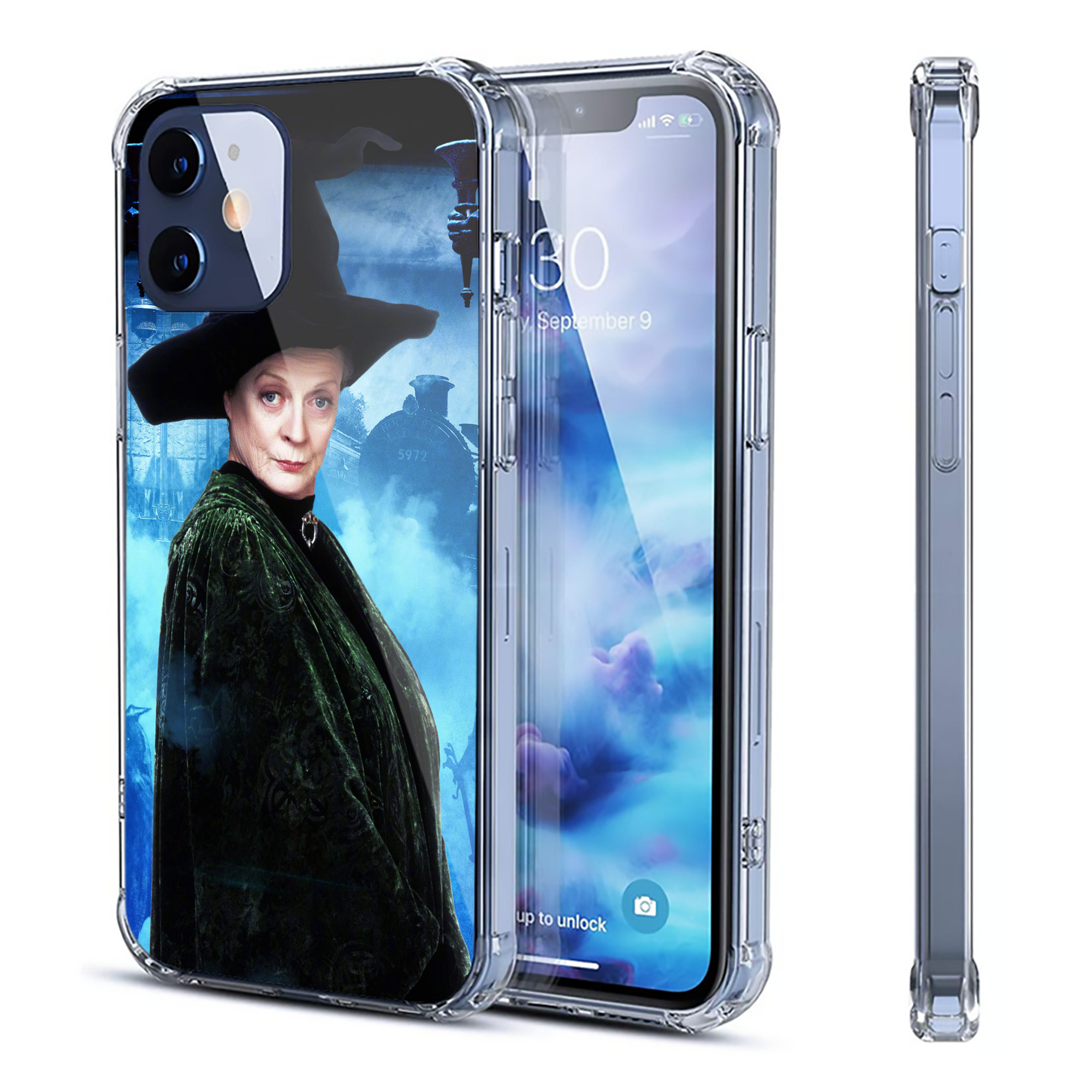 （画像用） Harry Potter ハリー・ポッターシリーズ 【iPhone 12シリーズ対応】透明スマホケース（クリアソフトケース）